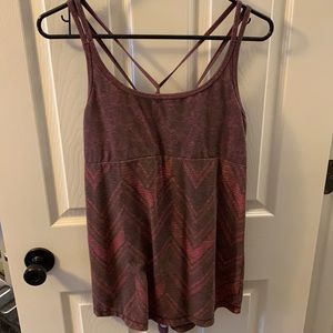 Purple and pink tank top